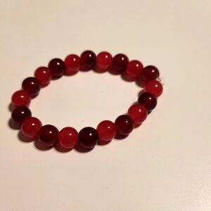 Girls Red Bracelet. 6 inches